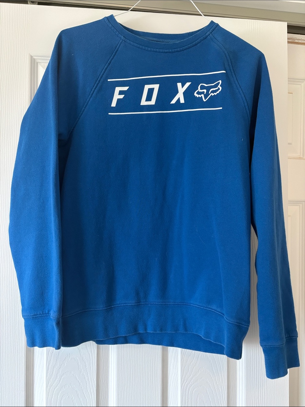 Fox Racing Blue Crewneck Sweatshirt